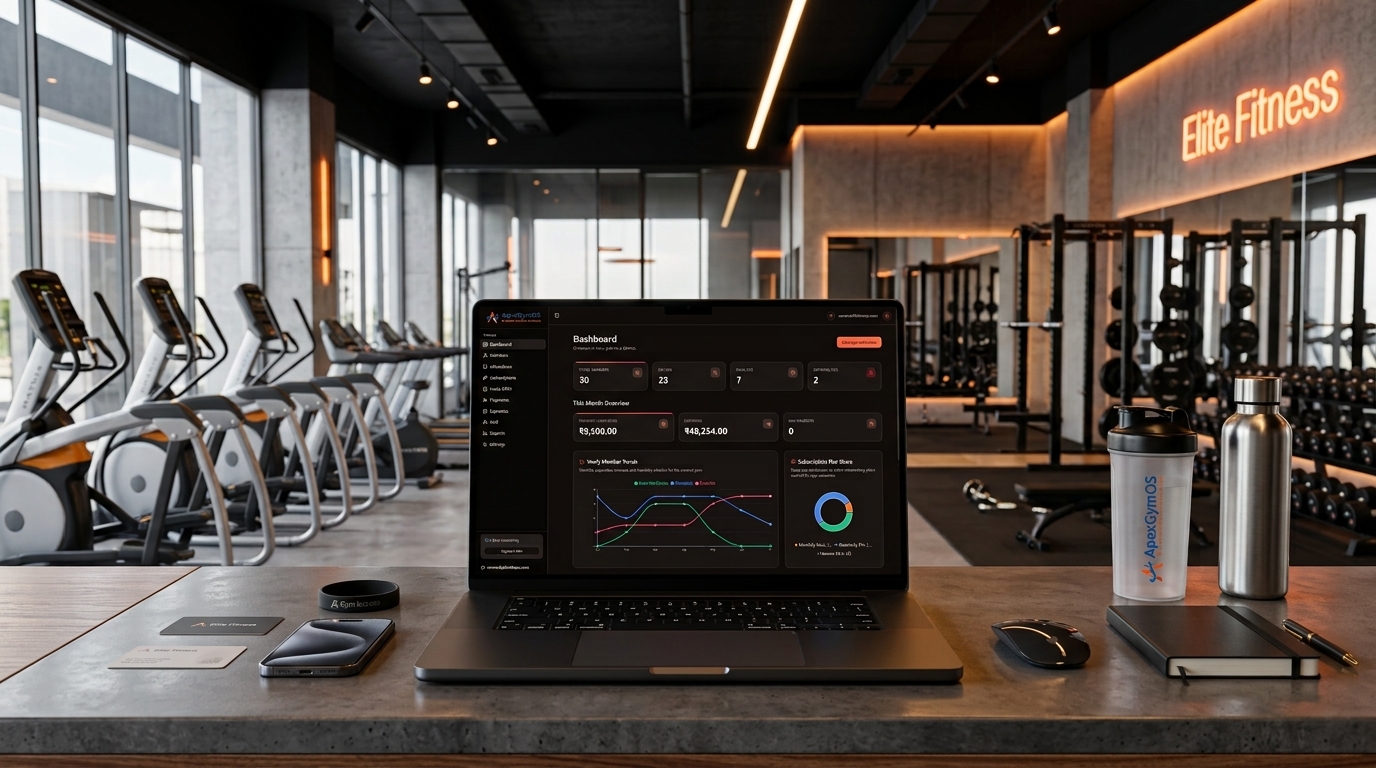 ApexGym OS Mockup